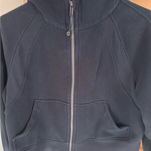 Scuba Oversized Full-Zip Hoodie - slight crop fit